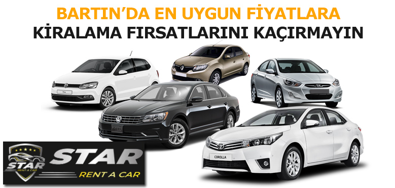 bartın oto kiralama